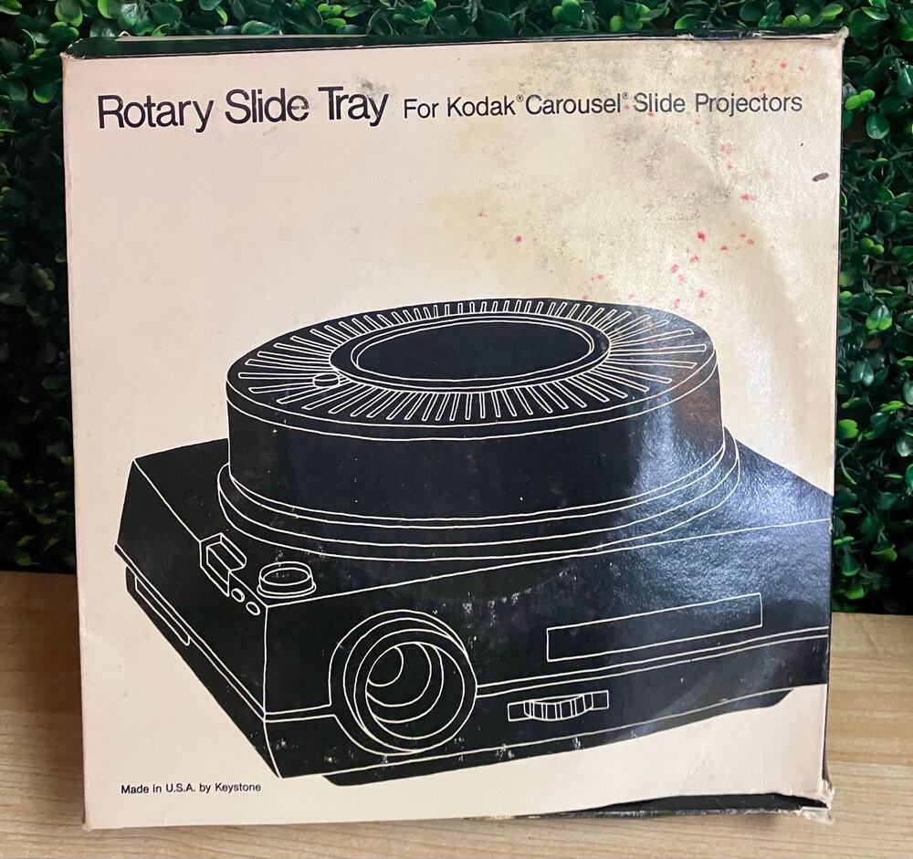 Vintage Rotary Slide Tray